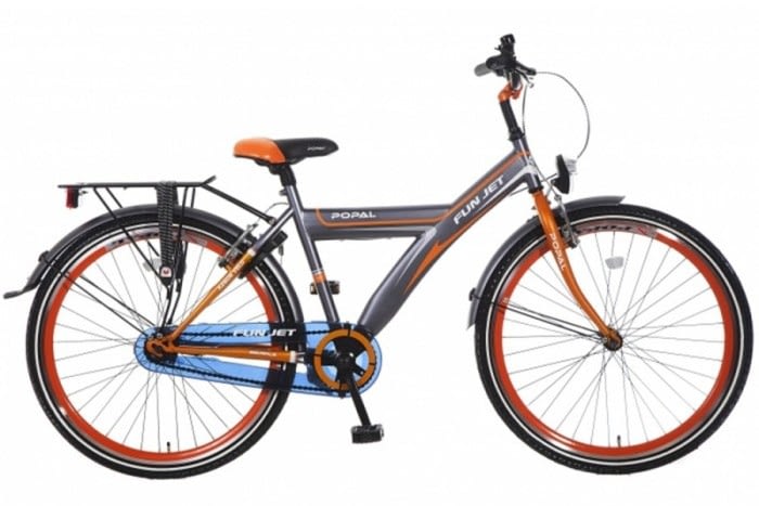 popal-fun-jet-jongens-fiets-2608-grijs-oranje