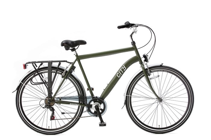 popal city 6 sp herenfiets army green