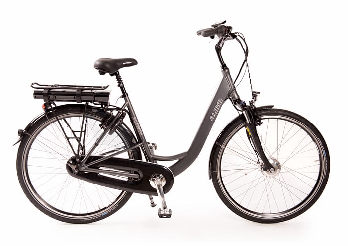 Aldo Lage Instap fiets Elektrisch inch Seven E-Bike 28 inch antraciet