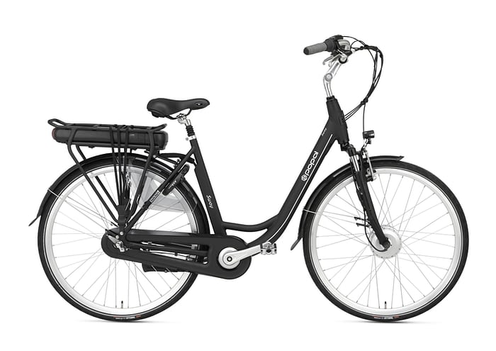 Popal Sway Dames elektrische fiets 28 inch mat zwart