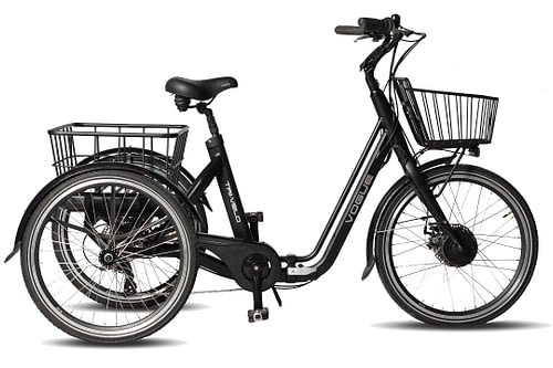 Volwassen-Driewieler-fiets-Elektrische-VOGUE-TRI_VELO-MATT_BLACK