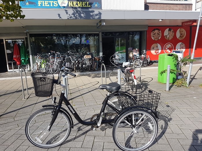 Fietsenwinkel Rotterdam driewieler fiets lage instap fiets 24 inch 26 inch
