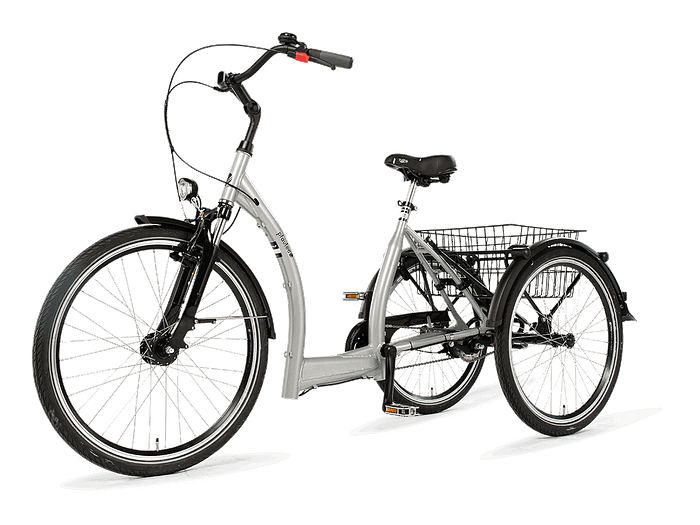 Pfau-Tec Special N7 Lageinstap Driewieler fiets zilver